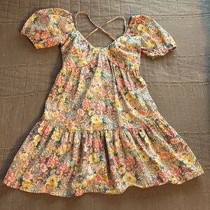 Cute vintage babydoll dress, floral print never worn